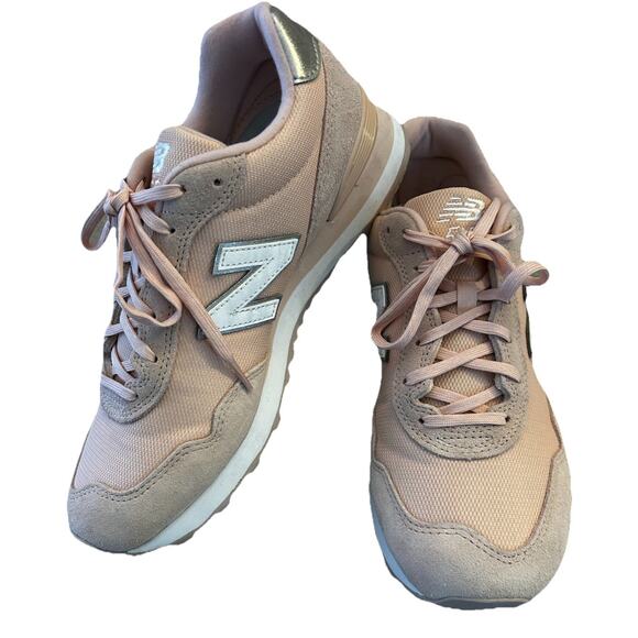New Balance Shoes - New Balance 515 Women's Pink Silver Low Top Sneaker Athletic Shoes size 9.5